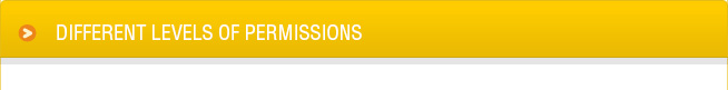 Different Levels of Permissions